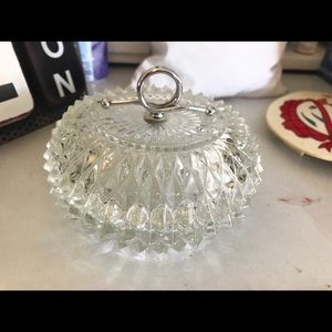 Vintage glass Candy Dish